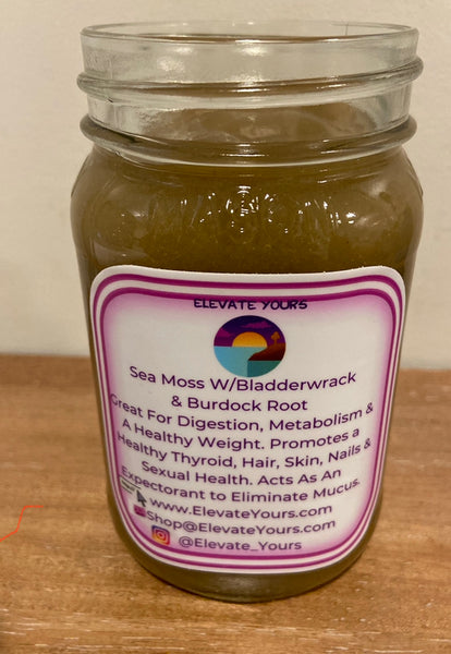 Sea Moss w Bladderwrack Burdock Root Weight Loss Boss